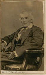 Alexander Hamilton Stephens, Gouverneur de Géorgie et Vice-président de la Confédération
